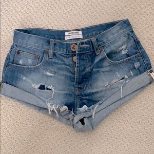 One X Oneteaspoon Denim Shorts 24